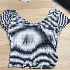Striped ribbed shirt